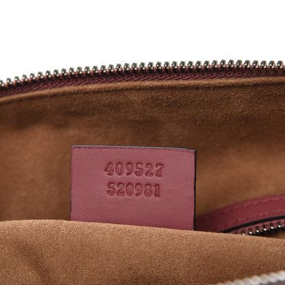 Gucci GG Supreme Monogram Blooms Medium Boston Beige Multicolor Dry Rose 8 of 8