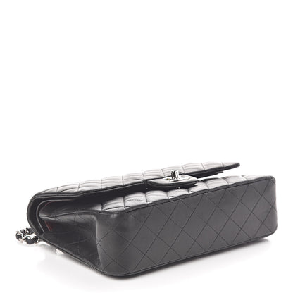 Chanel Lambskin Quilted Medium Double Flap Black 4 of 18