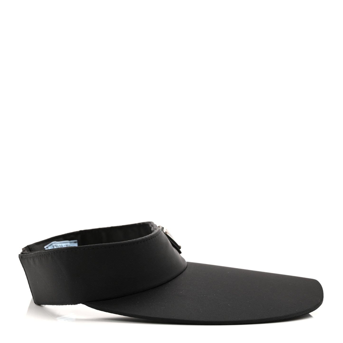 Re-Nylon Metal Triangle Logo Mens Visor L Black