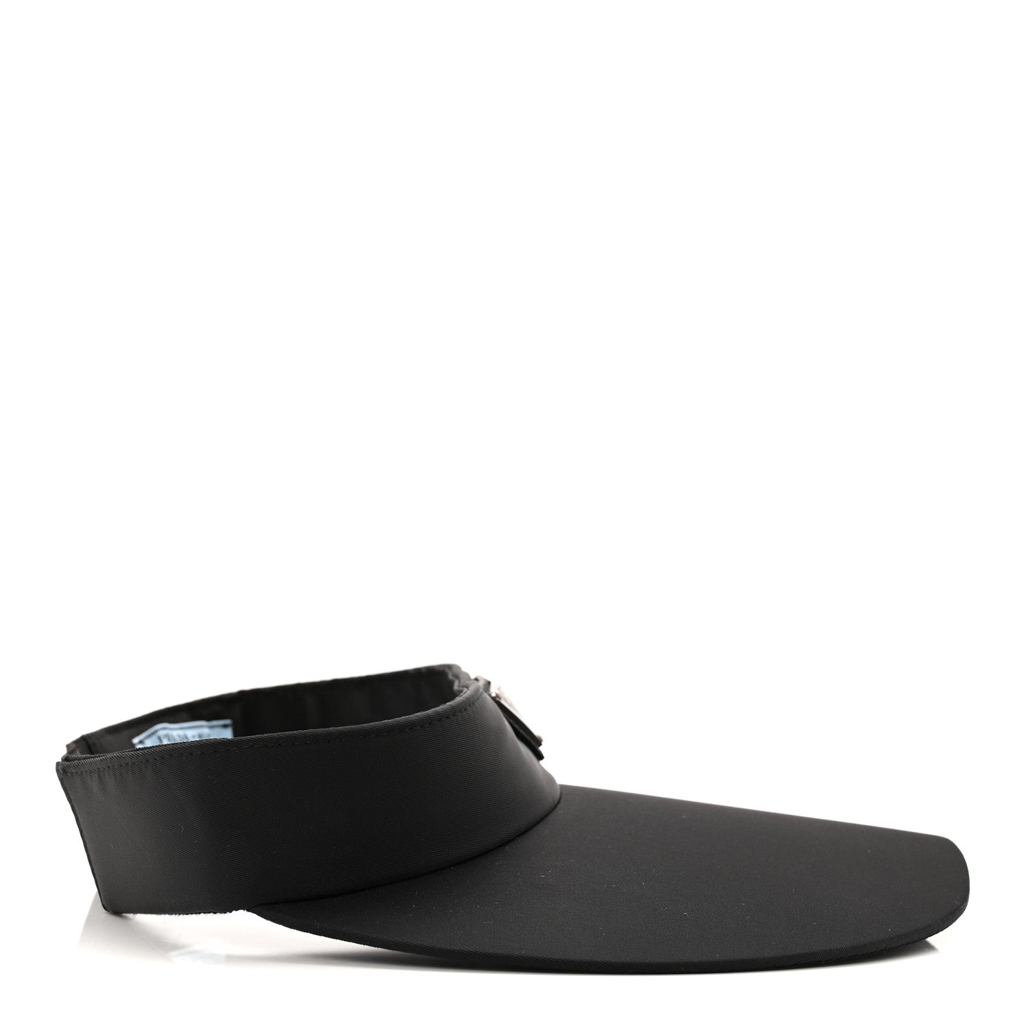 Prada Re-Nylon Metal Triangle Logo Mens Visor L Black 5 of 7