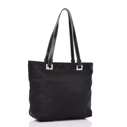Prada Tessuto Nylon Soft Calf Tote Black 3 of 9