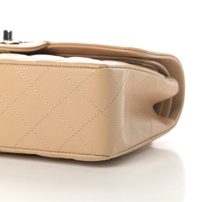 Chanel Caviar Quilted Small Double Flap Beige 10 of 11