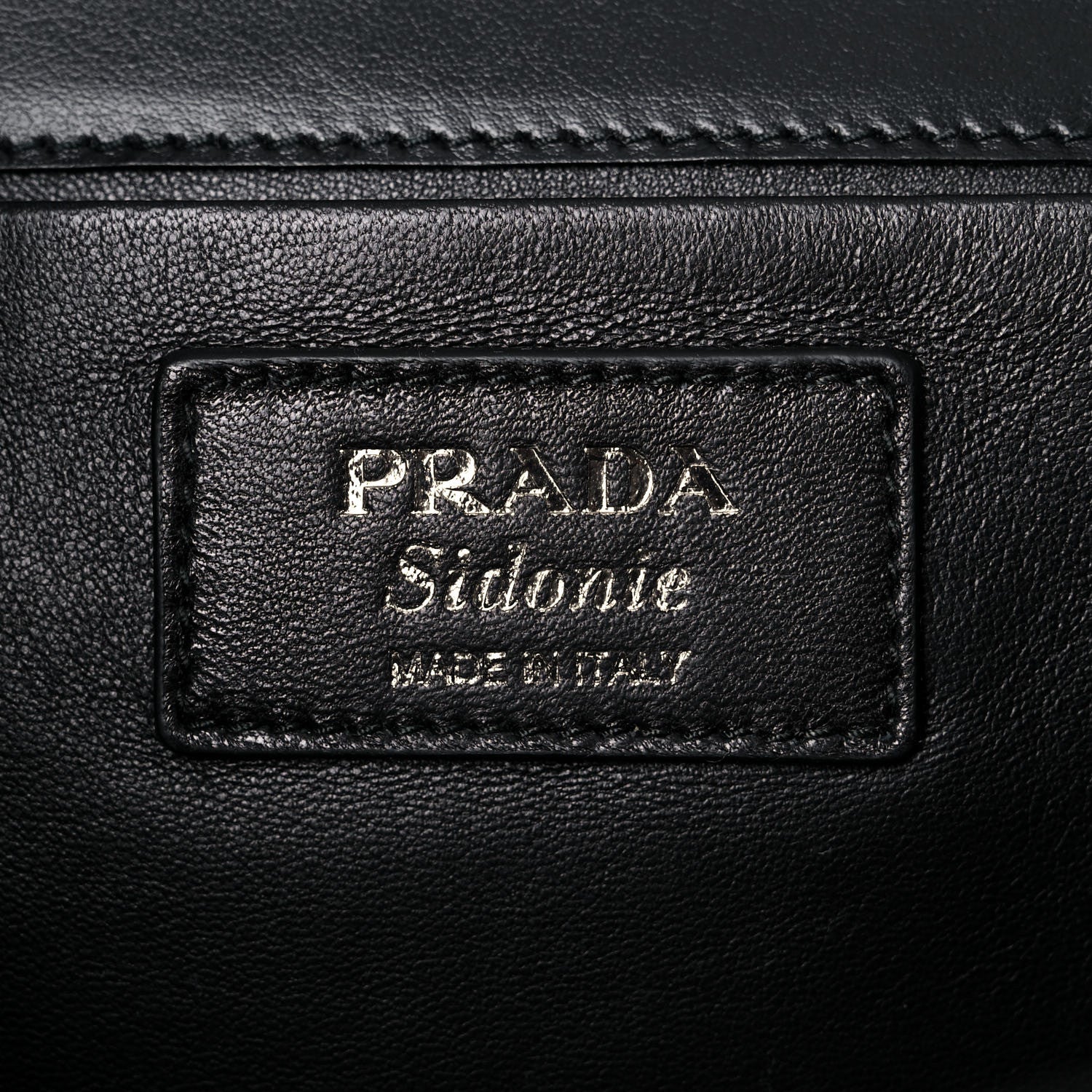 Prada City Calfskin Sidonie Shoulder Bag Black 6 of 9