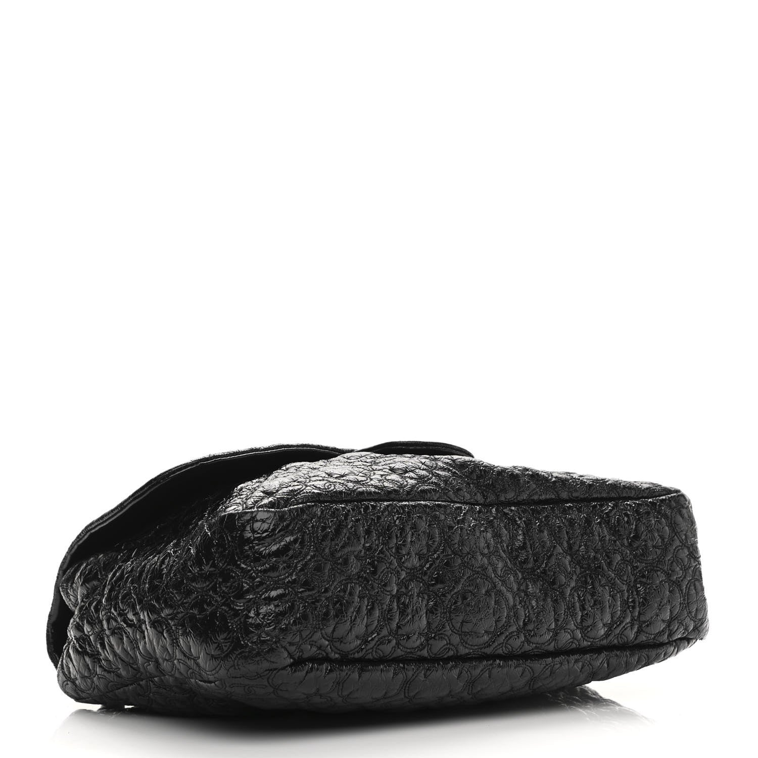 Chanel Vinyl Rock In Moscow Single Flap Black 4 of 10