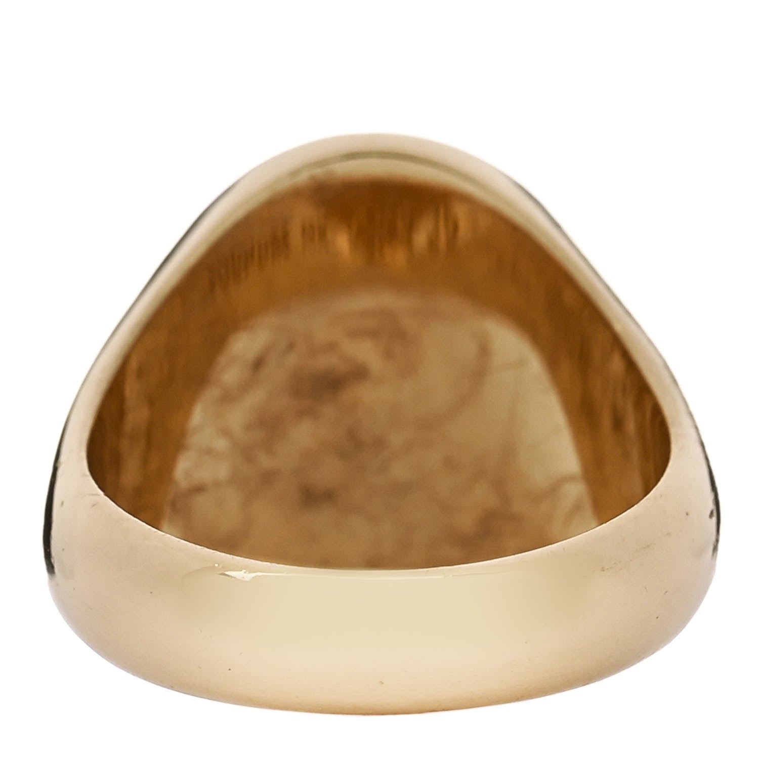 Foundrae 18K Yellow Gold Diamond Reverie Signet Ring 46 3.75 4 of 7