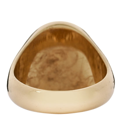 Foundrae 18K Yellow Gold Diamond Reverie Signet Ring 46 3.75 4 of 7
