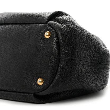 Prada Vitello Daino Tote Black 11 of 11