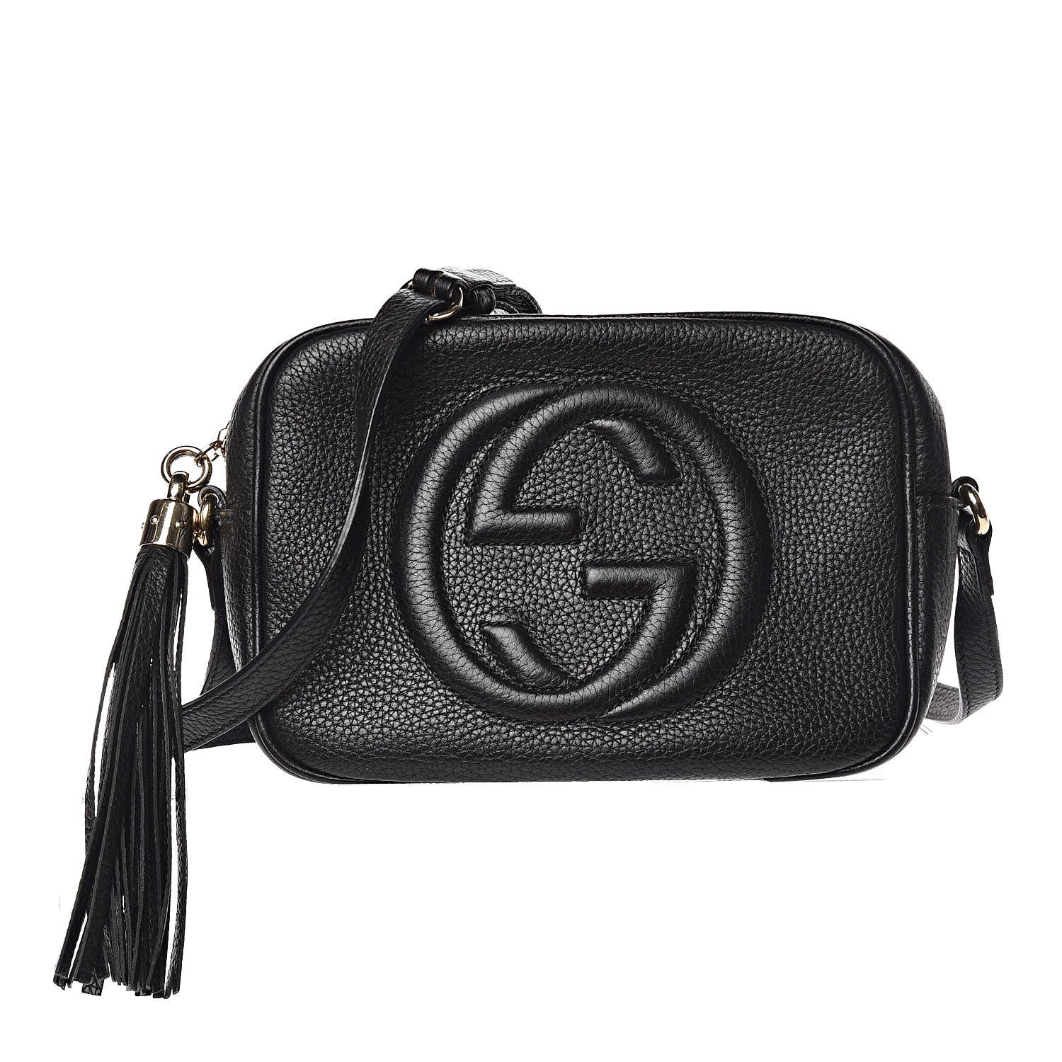 Gucci Pebbled Calfskin Small Soho Disco Bag Black 1 of 9