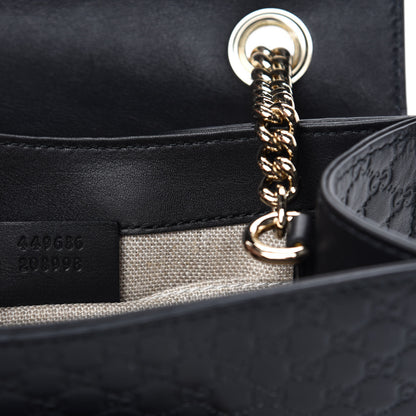 Gucci Microguccissima Mini Emily Shoulder Bag Black 9 of 10