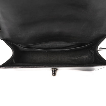 Chanel Patent Calfskin Quilted Medium Boy Flap Black 5 of 10