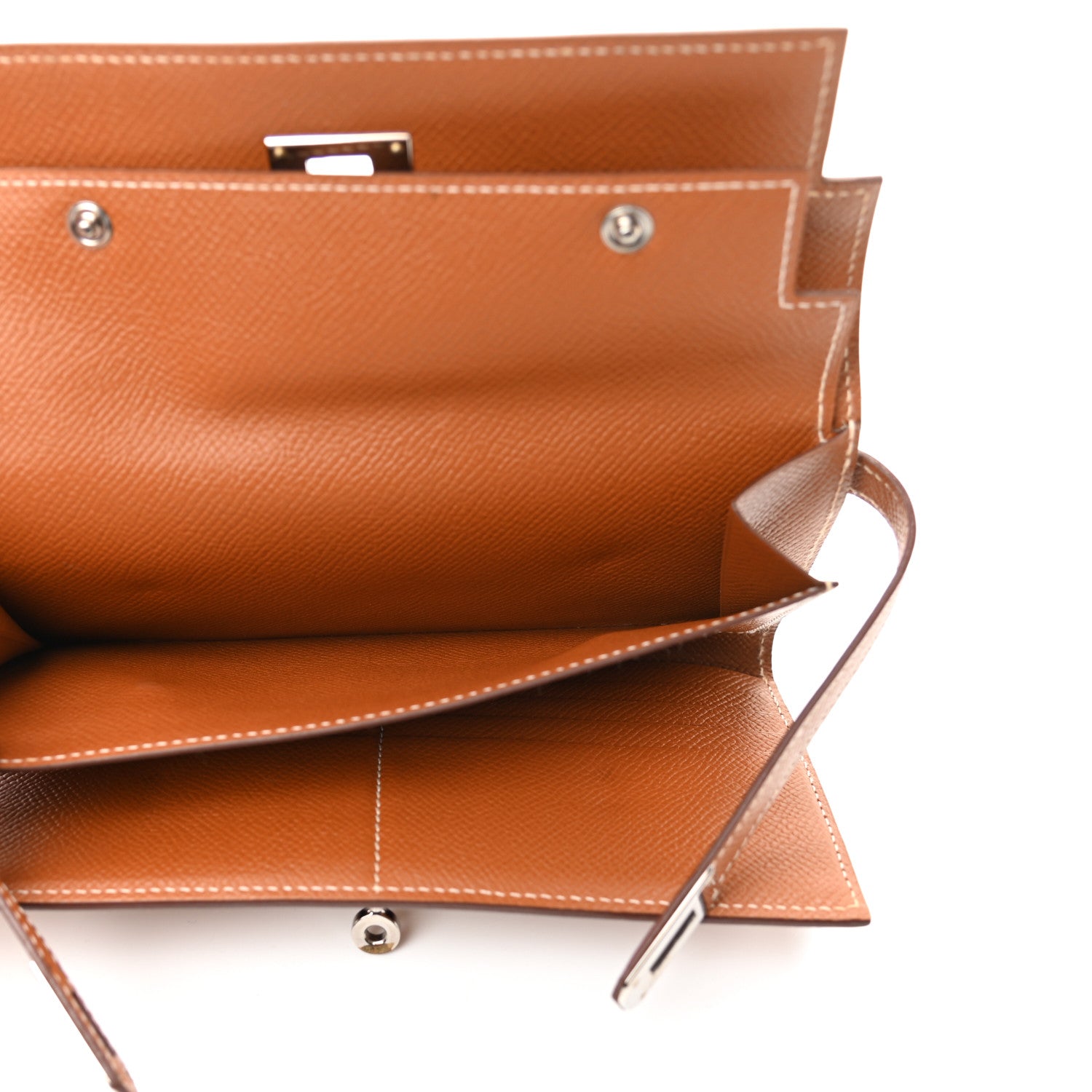 Hermes Epsom Kelly Tri-Fold Wallet Gold 6 of 9