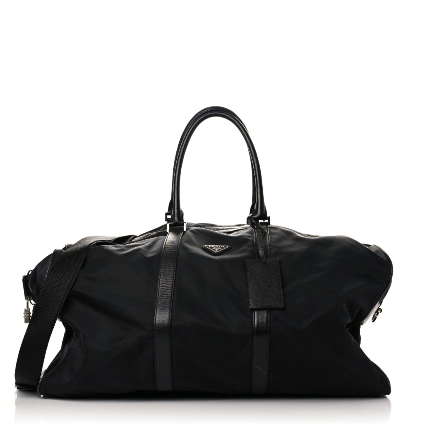 Nylon Viaggio Duffle Black