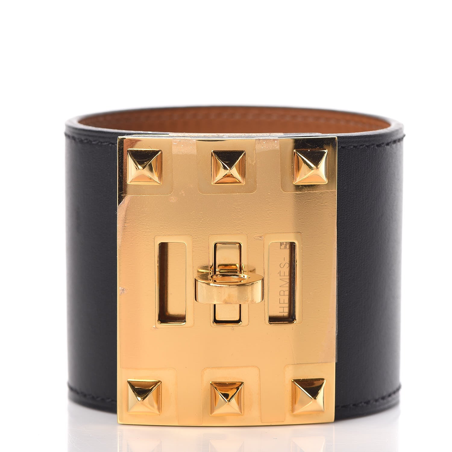 Hermes Chamonix Extreme Kelly Bracelet S Black 6 of 12