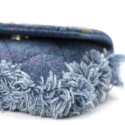 Chanel Denim Quilted Denim Mood Belt Bag Blue Multicolor 10 of 11