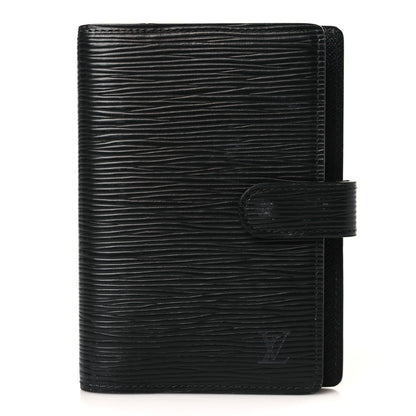 Louis Vuitton Epi Small Ring Agenda Cover Black 1 of 6