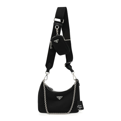 Prada Nylon Re-Edition 2005 Shoulder Bag Black 1 of 9