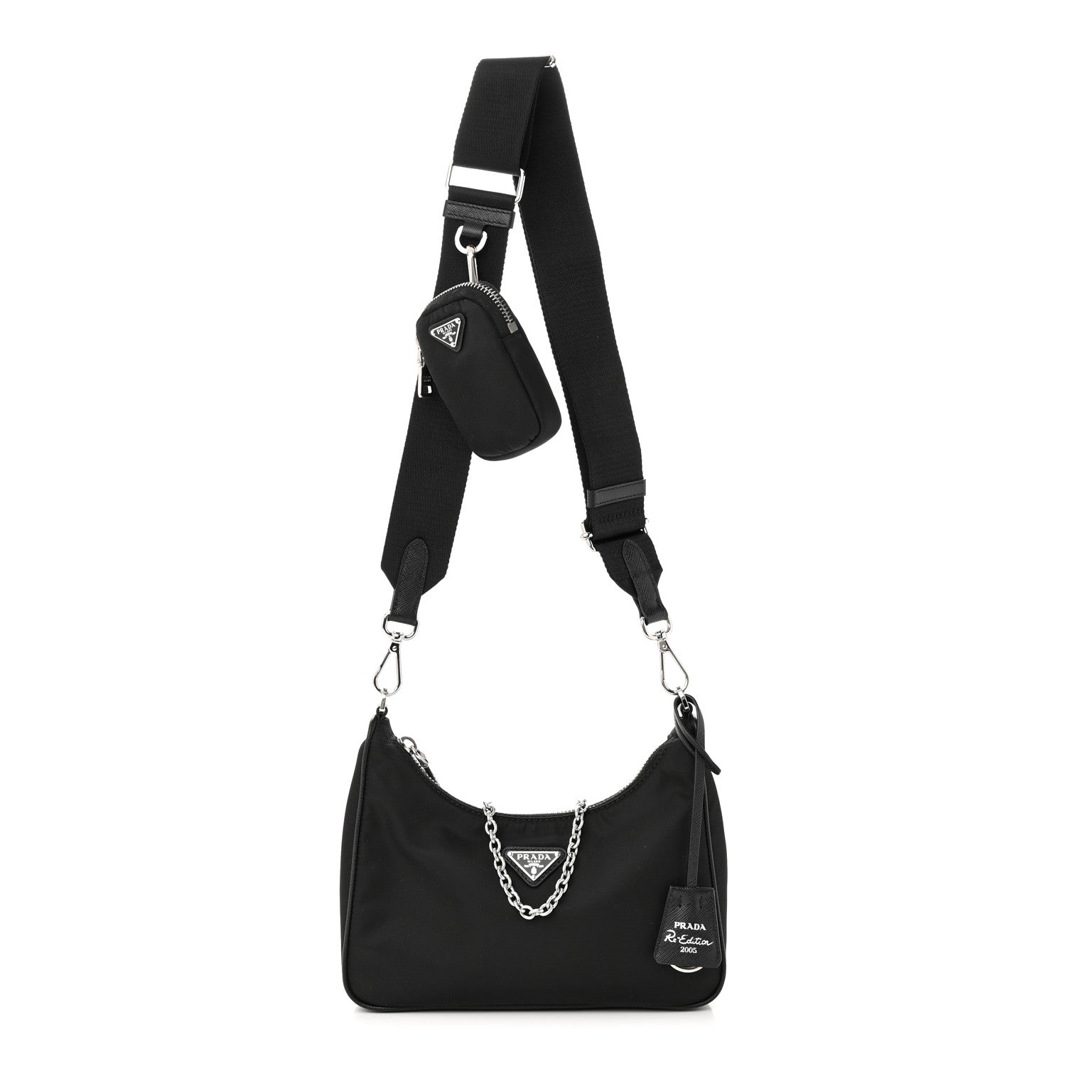Prada Nylon Re-Edition 2005 Shoulder Bag Black 1 of 11