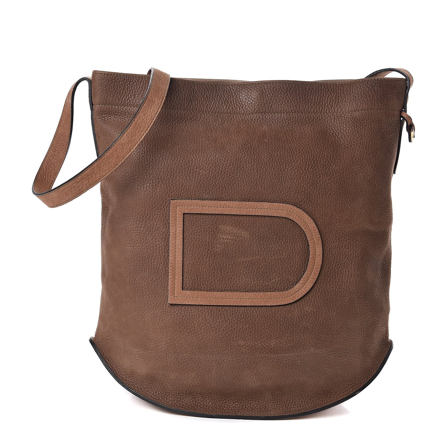 Nubuck Le Pin Shoulder Bag Brown
