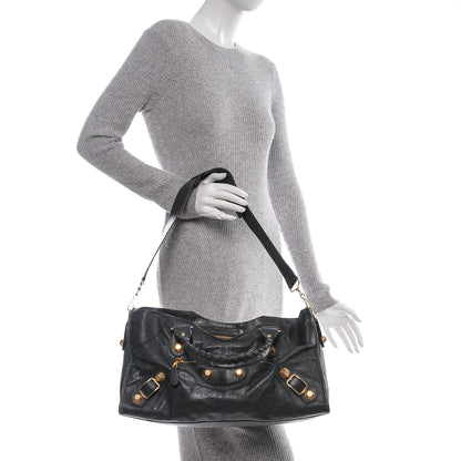 Balenciaga Agneau Giant 21 Gold Hardware Part Time Anthracite 2 of 7