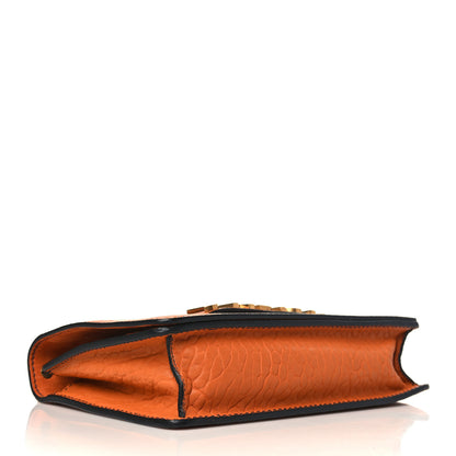 Christian Dior Canyon Grained Lambskin J'Adior Chain Flap Bag Orange 4 of 8
