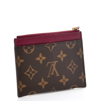 Louis Vuitton Monogram Zipped Card Holder Fuchsia 3 of 8