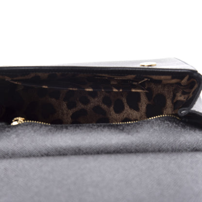 Dolce & Gabbana Dauphine Medium Miss Sicily Satchel Black 5 of 9
