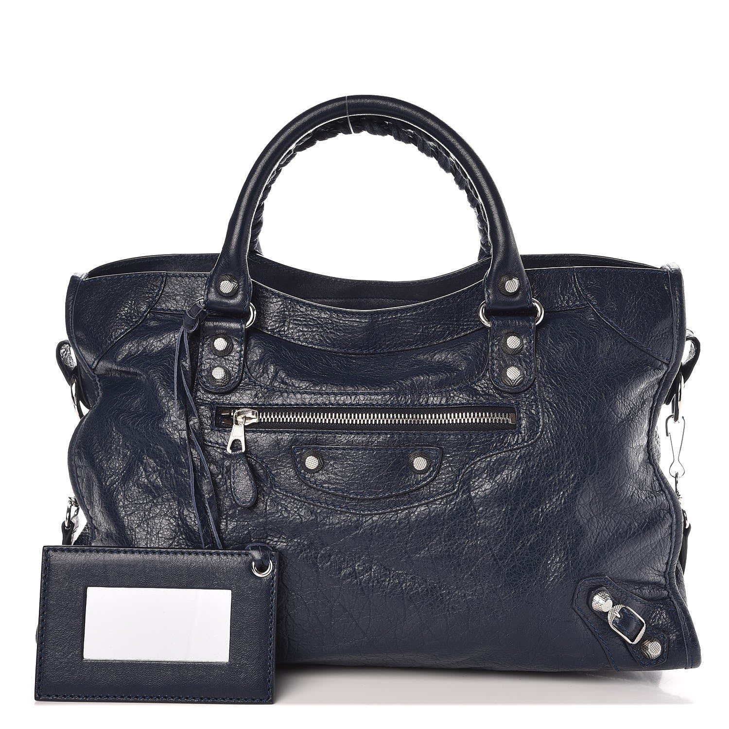 Balenciaga Agneau Giant 12 Silver Hardware City Bleu Obscur 1 of 12