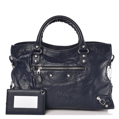 Balenciaga Agneau Giant 12 Silver Hardware City Bleu Obscur 1 of 12