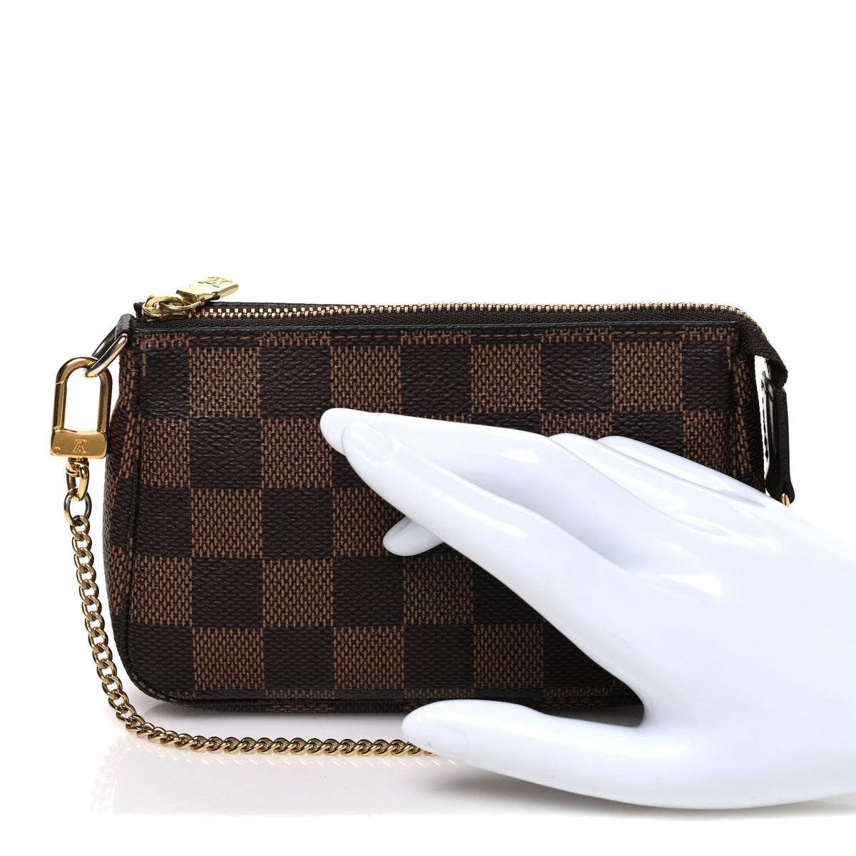 Louis Vuitton Damier Ebene Mini Pochette Accessories 2 of 7