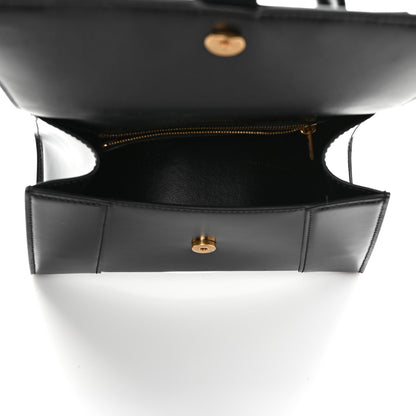 Balenciaga Shiny Box Calfskin Small Hourglass Top Handle Bag Black 5 of 8