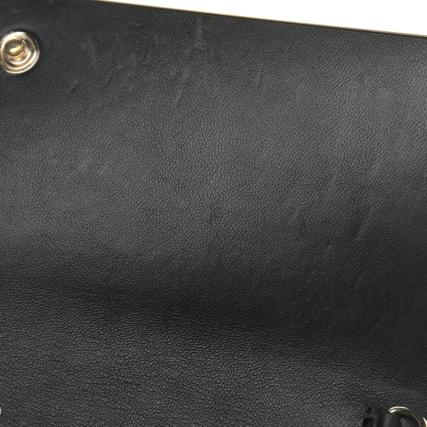 Suede Glitter Milla Wallet on Chain Black Gold