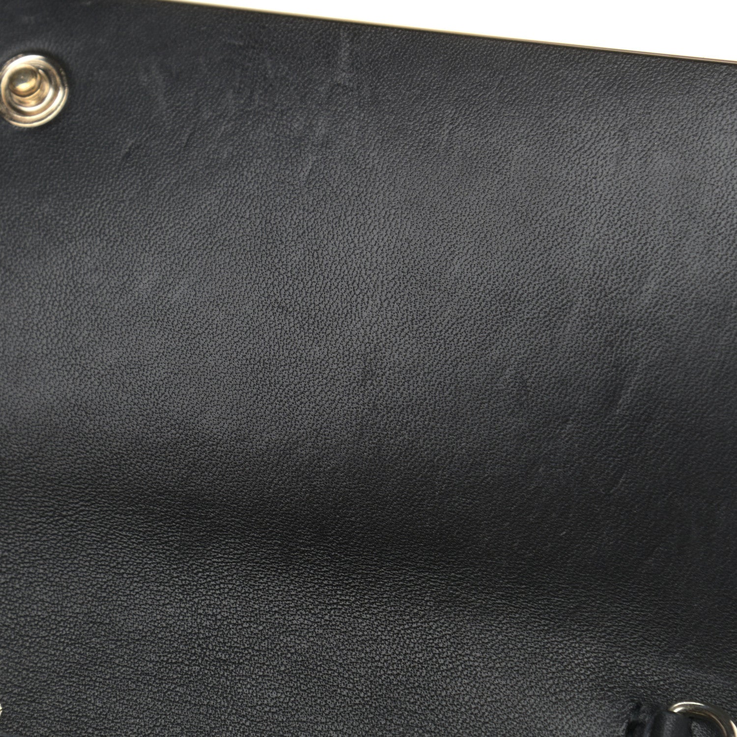 Jimmy Choo Suede Glitter Milla Wallet on Chain Black Gold 11 of 11