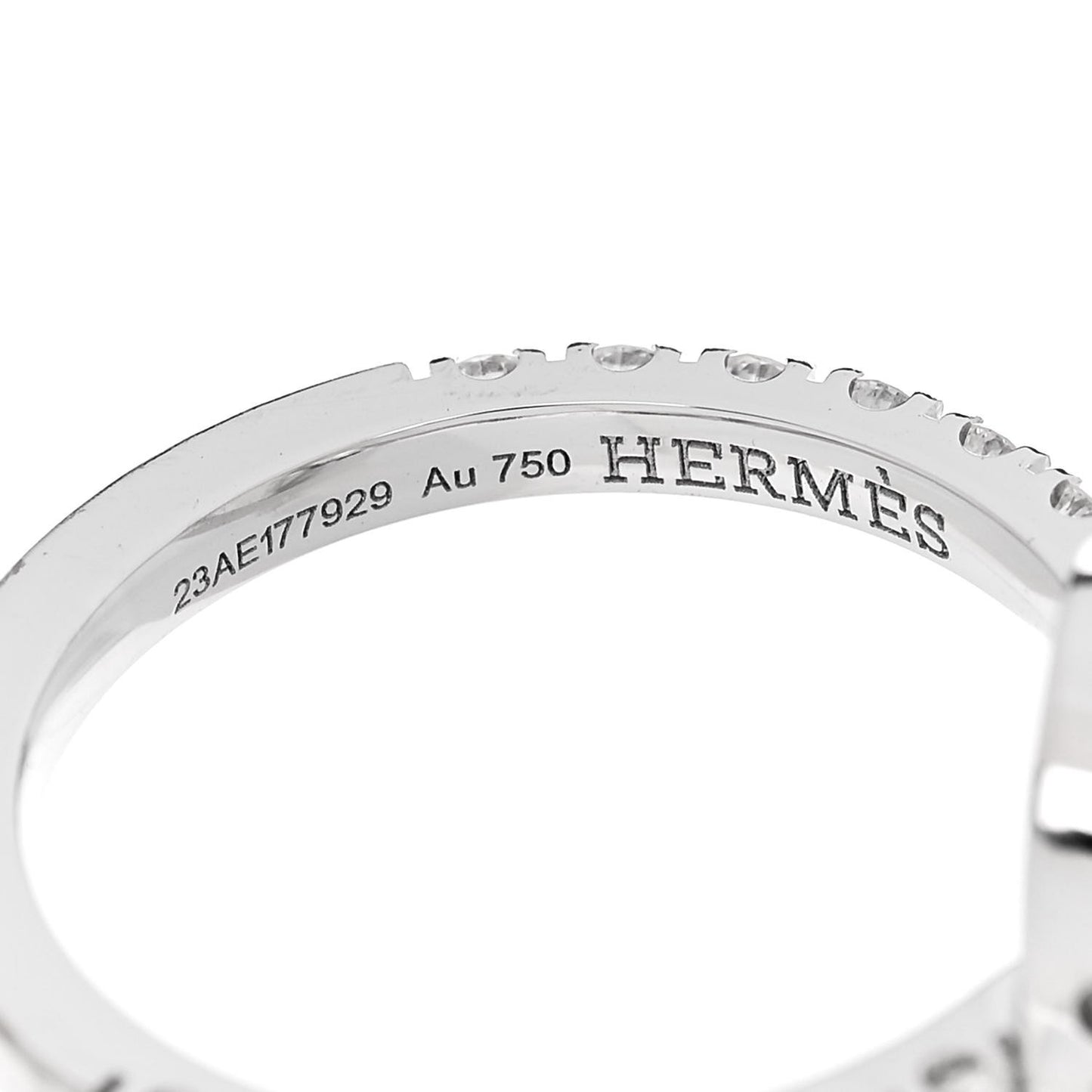 18K White Gold Diamond Finesse Ring 52 6
