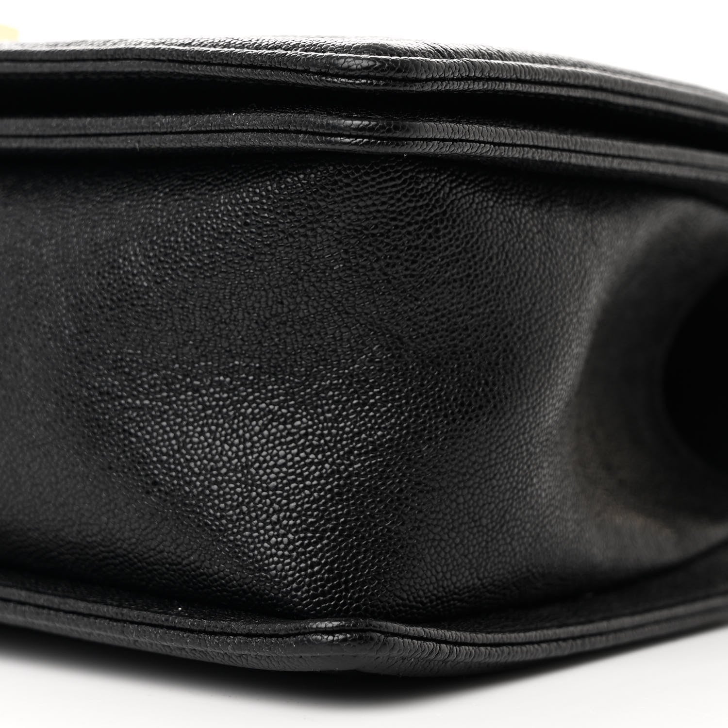 Chanel Caviar Chevron Quilted Medium Boy Flap Black 10 of 10