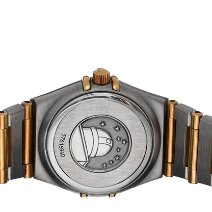 Omega Stainless Steel 18K Yellow Gold Mother of Pearl 22mm Constellation Quartz Watch 5066509 4 of 4