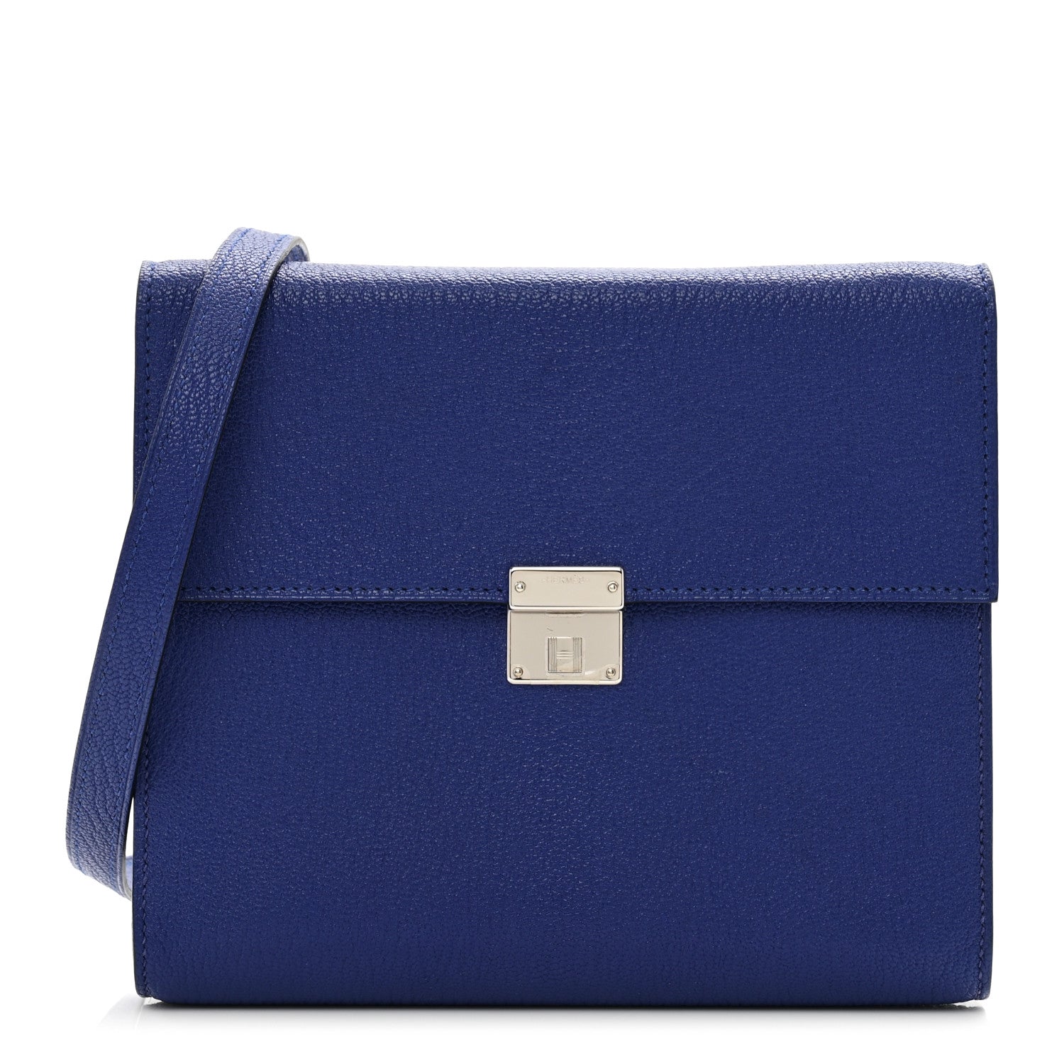 Hermes Chevre Mysore Clic 16 Wallet Bleu Electrique 1 of 10