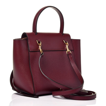 Celine Grained Calfskin Nano Belt Bag Burgundy 4 of 9