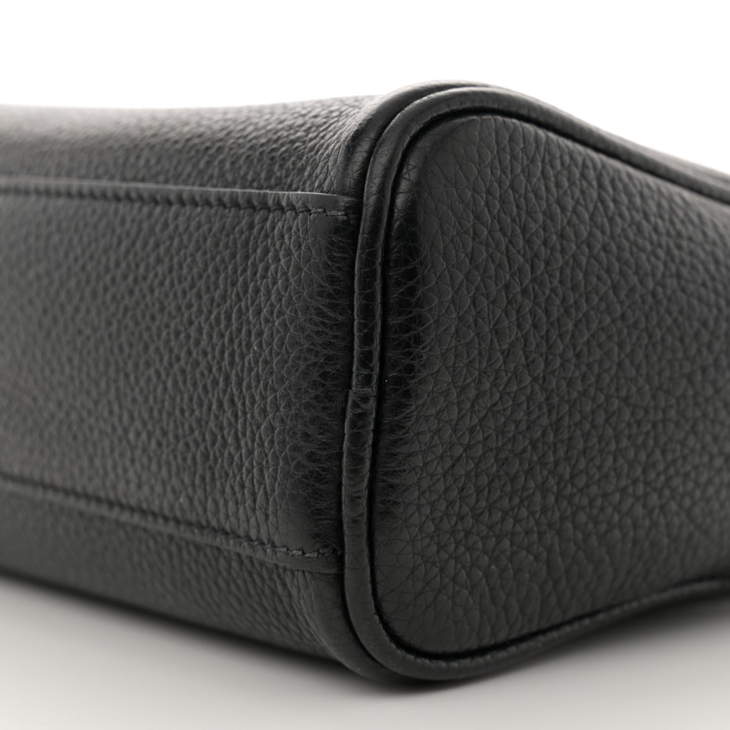 Calfskin Travel Camera Crossbody Bag Black