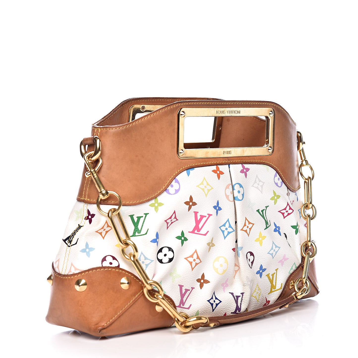 Monogram Multicolor Judy MM White