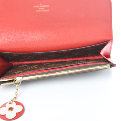 Louis Vuitton Monogram Bloom Flower Emilie Wallet Coquelicot 5 of 7