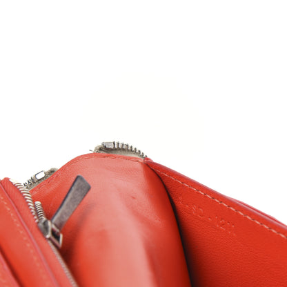 Celine Drummed Calfskin Zip Around Organizer Wallet Dune 9 of 20