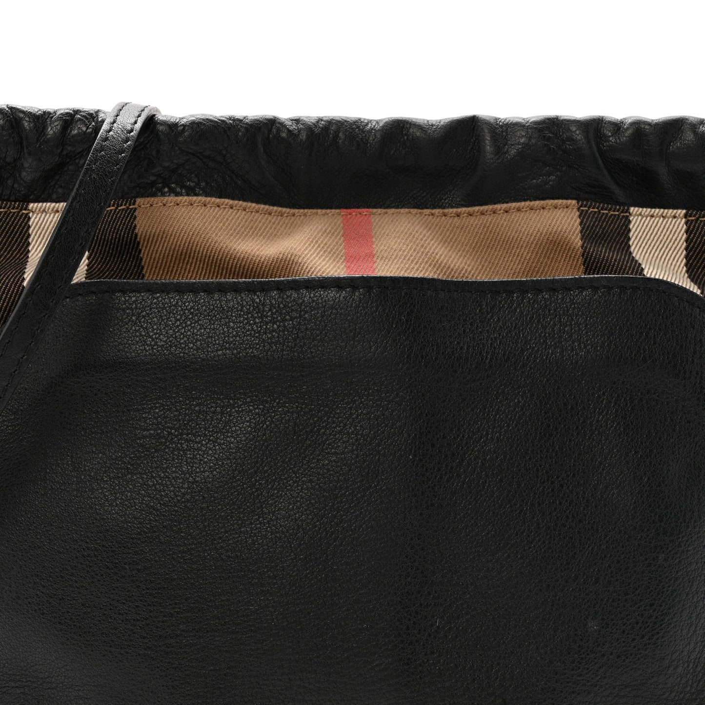 Calfskin House Check Little Crush Black