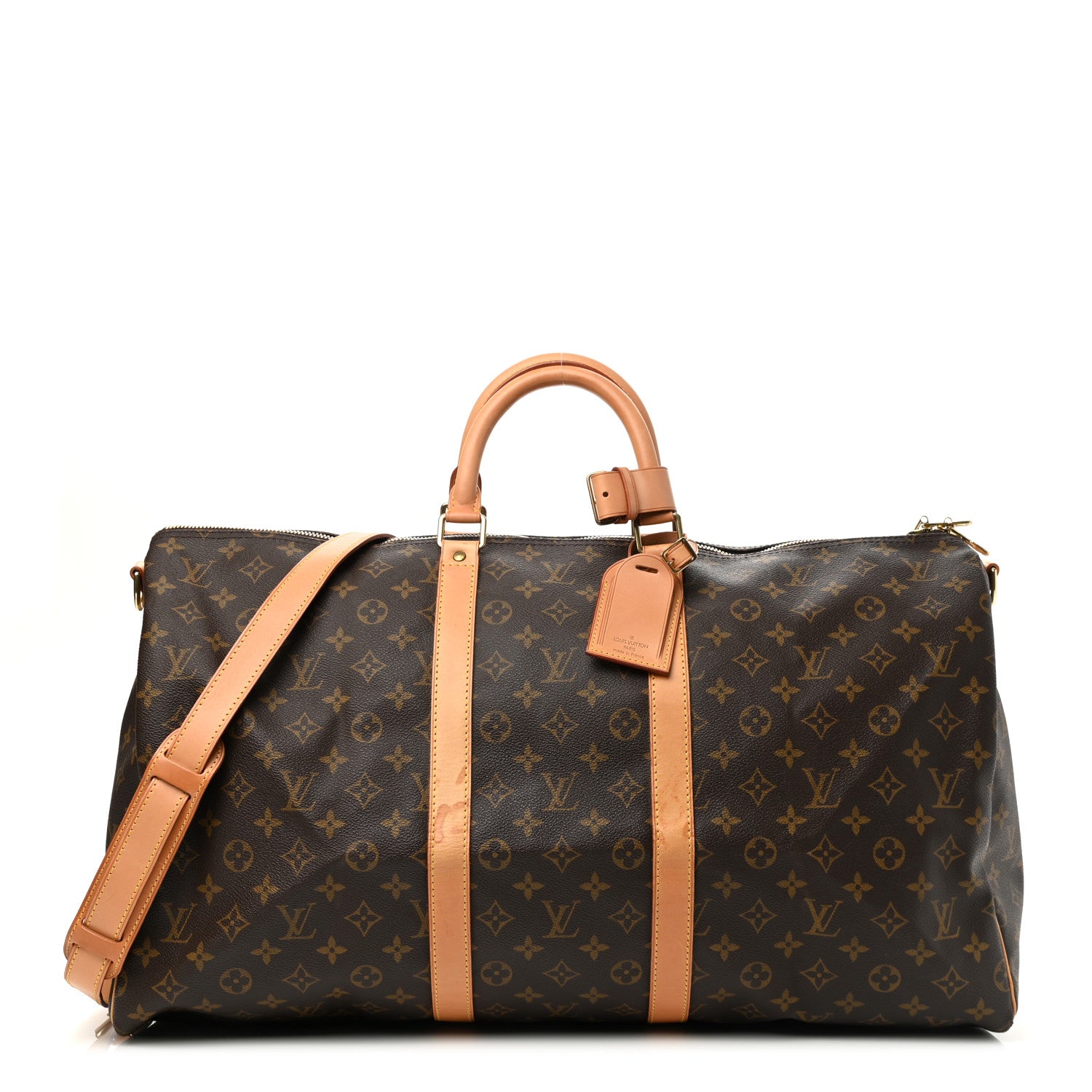 Louis Vuitton Monogram Keepall Bandouliere 55 1 of 15