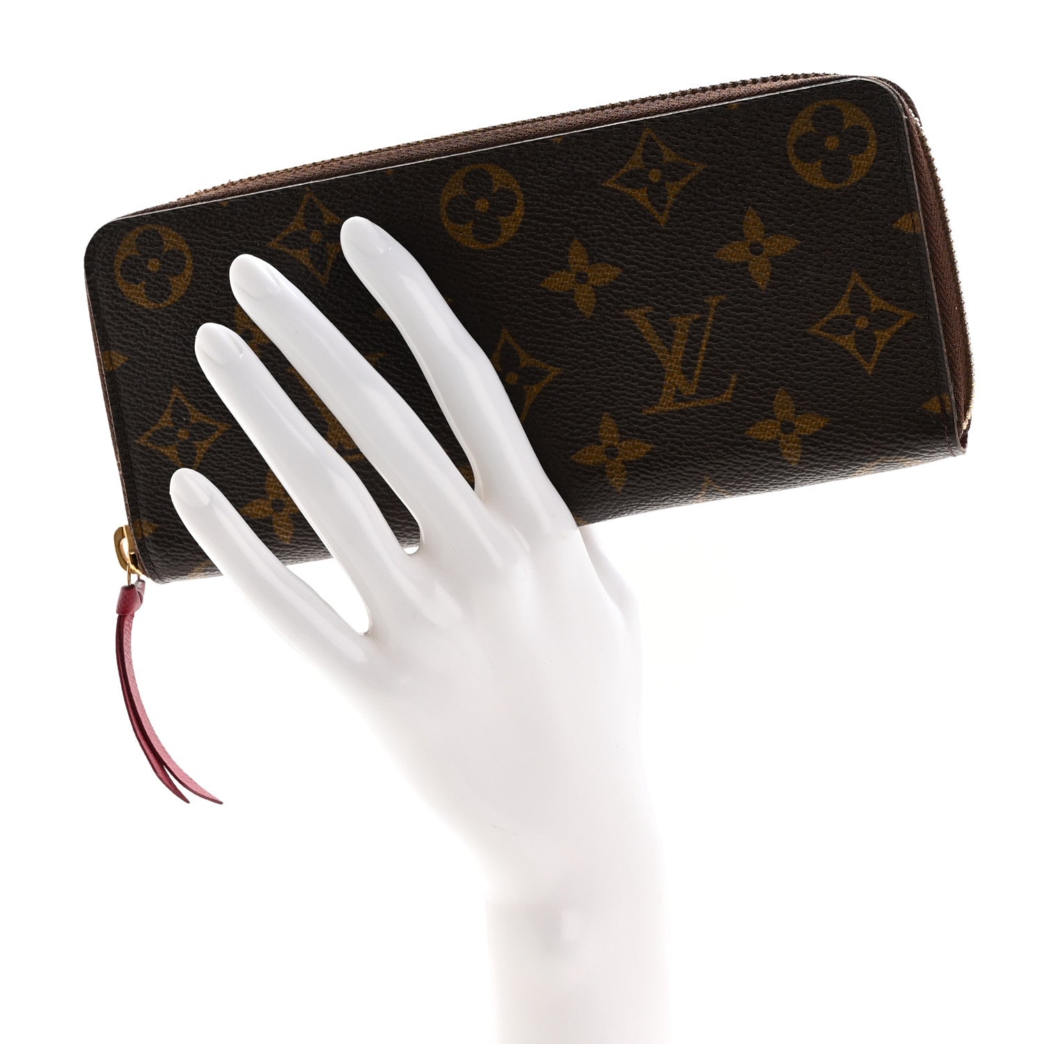 Louis Vuitton Monogram Clemence Wallet Fuchsia 2 of 10
