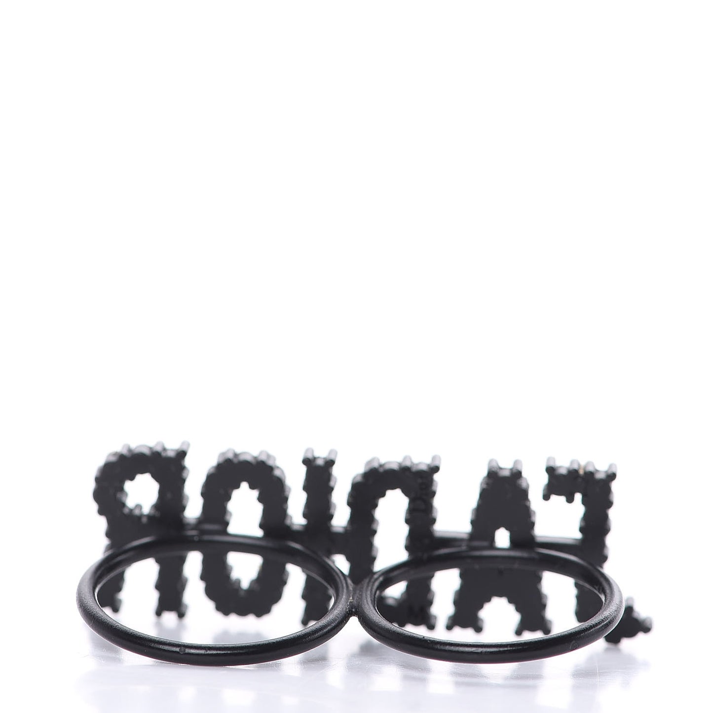 Crystal J'Adior Double Ring M Black
