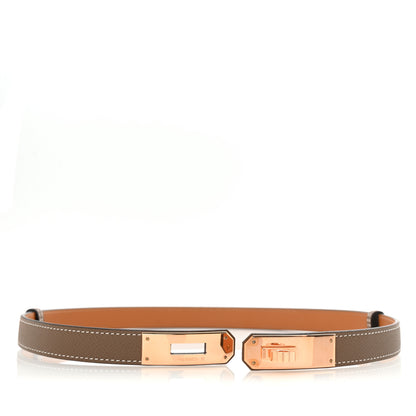Hermes Epsom Kelly Belt Etoupe 3 of 5