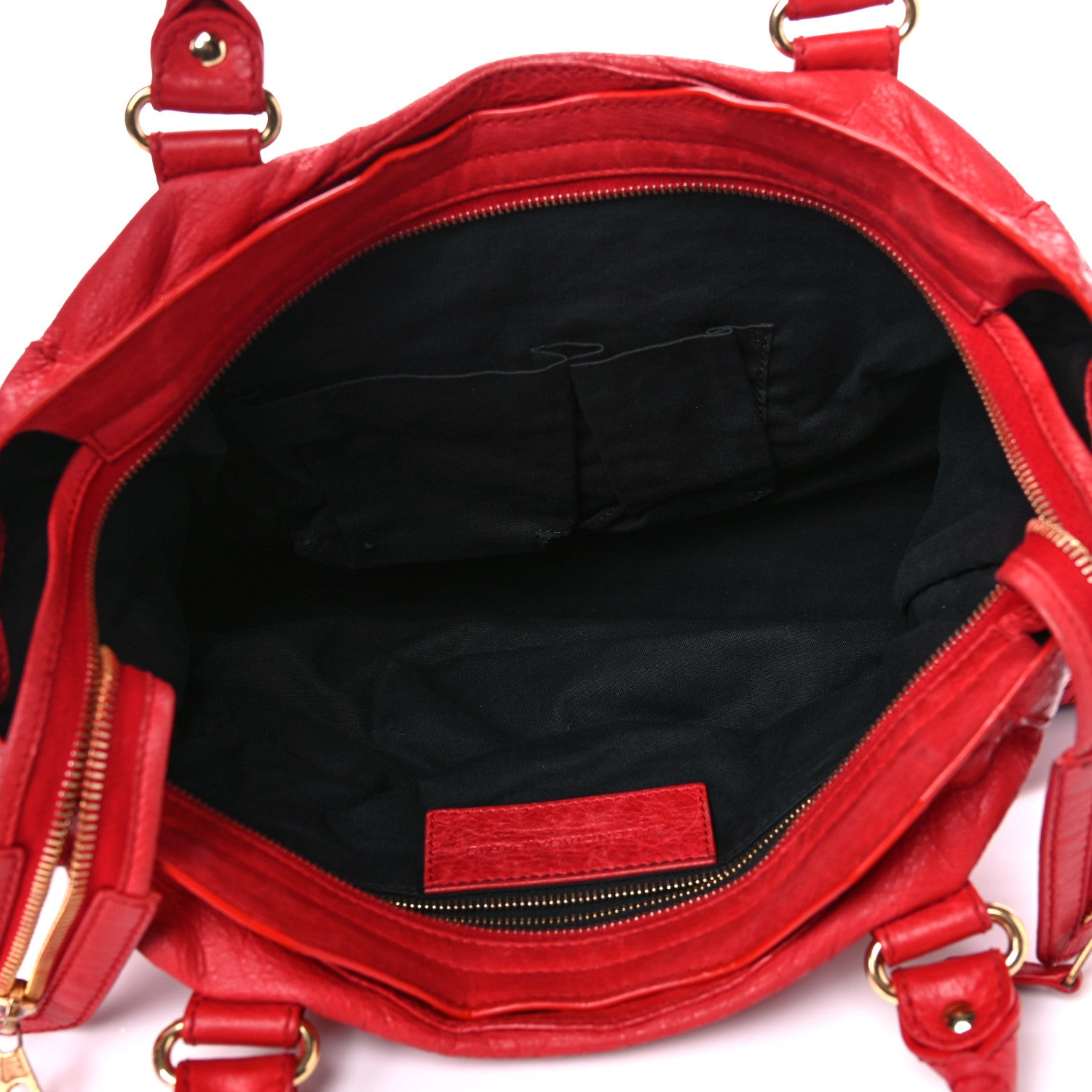 Balenciaga Agneau Giant 12 Gold Hardware City Rouge Cardinal 4 of 23