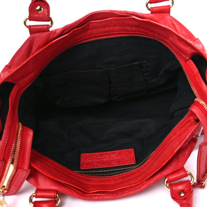 Balenciaga Agneau Giant 12 Gold Hardware City Rouge Cardinal 4 of 23