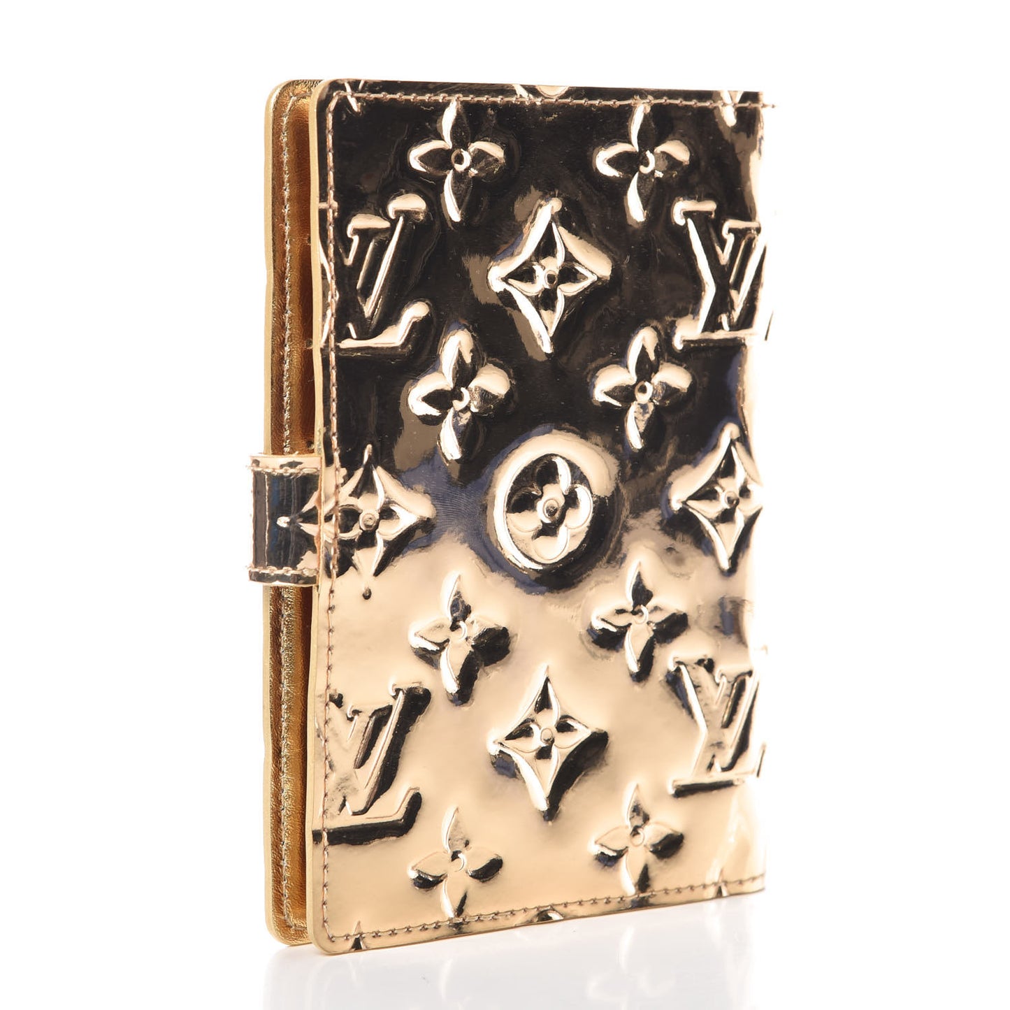 Monogram Miroir Small Ring Agenda Gold