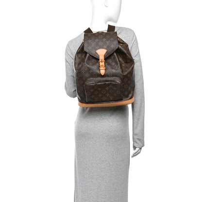 Louis Vuitton Monogram Montsouris GM Backpack 2 of 14